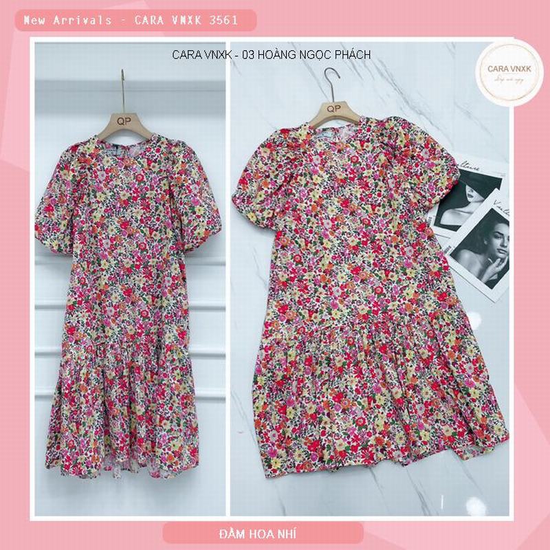 ĐẦM HOA ĐUÔI CÁ SIÊU ĐẸP 3561