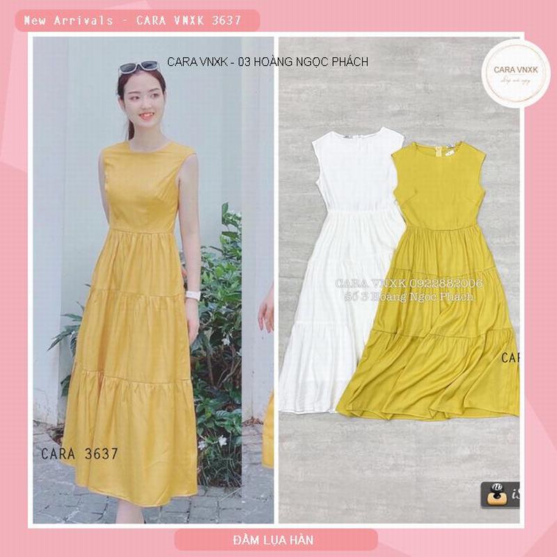ĐẦM LỤA HÀN TẦNG XINH 3637