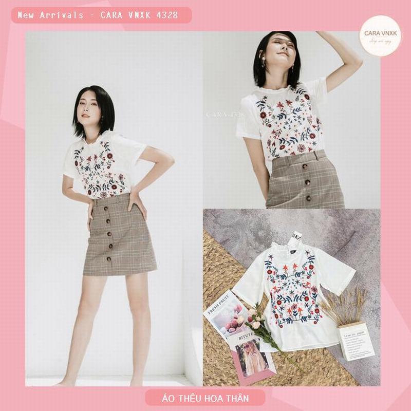 ÁO THÊU HOA 4328