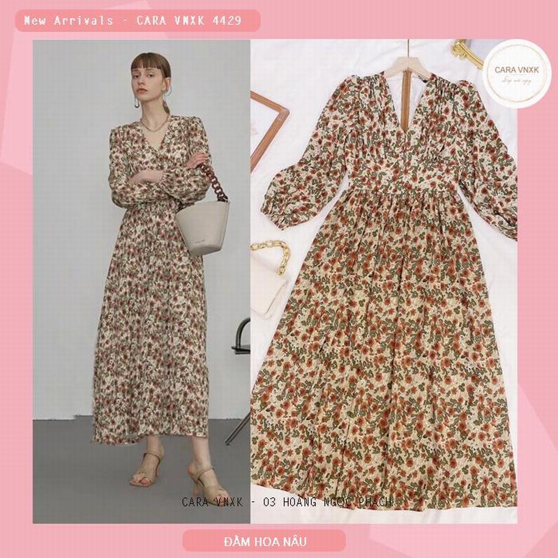ĐẦM HOA NÂU SANG - XỊN 4429