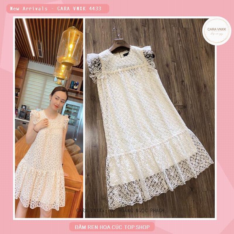 ĐẦM ĐUÔI CÁ REN HOA CÚC T.O.P.S.H.O.P 4433