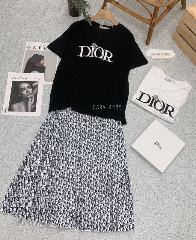 Chân váy xoè Dior* dáng dài hoạ tiết đẹp có 2 màu 1400k hàng mới đầu – lien  fashion