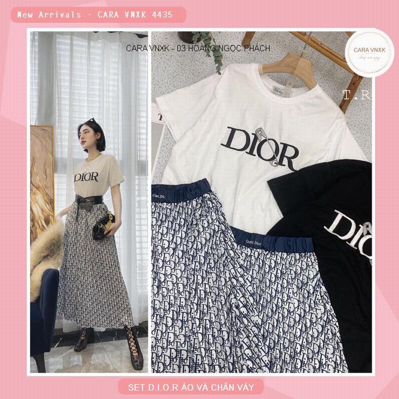 Chân Váy Thể Thao Dior Kaki Trơn Mẫu Mới - Quần giả váy | ThờiTrangNữ.vn