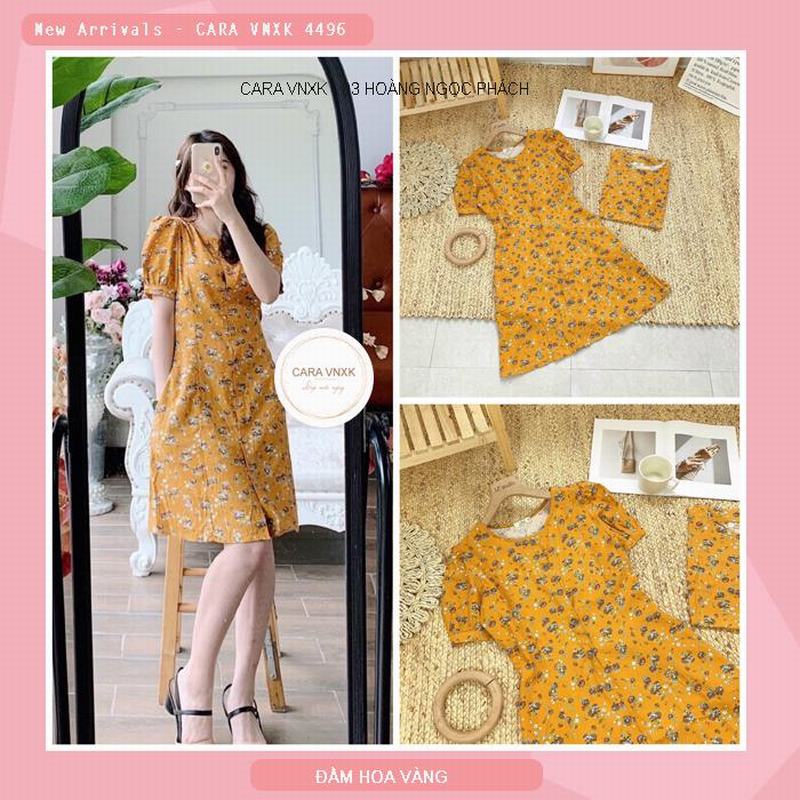 ĐẦM HOA VÀNG QUÁ XINH 4496