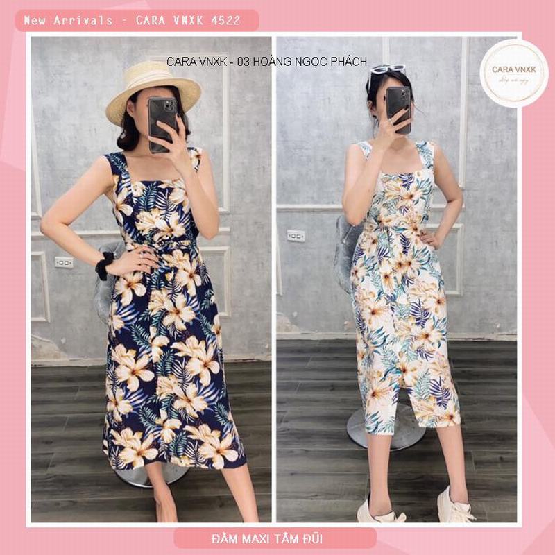 MAXI HỌA TIẾT HOA SIÊU ĐẸP 4522