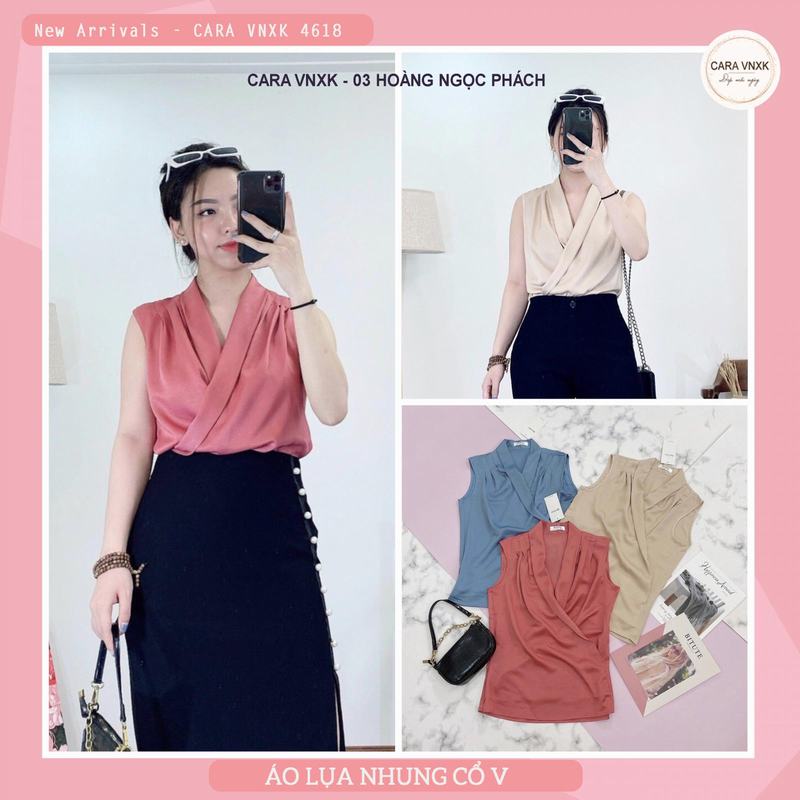 ÁO LỤA NHUNG SANG CHẢNH 4618