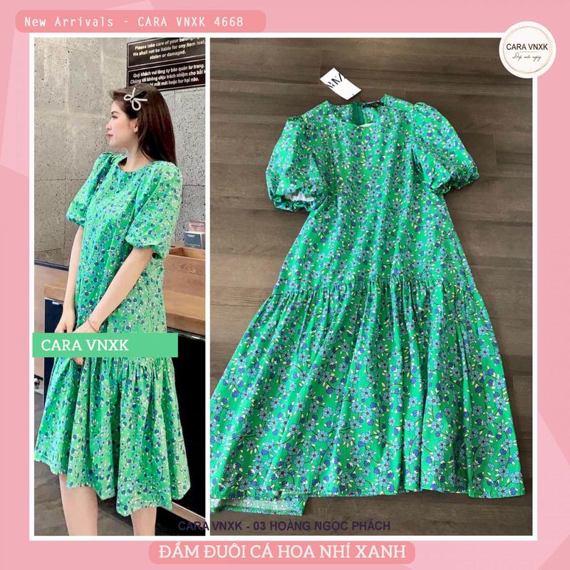 ĐẦM ĐUÔI CÁ XANH HOT HIT 4668