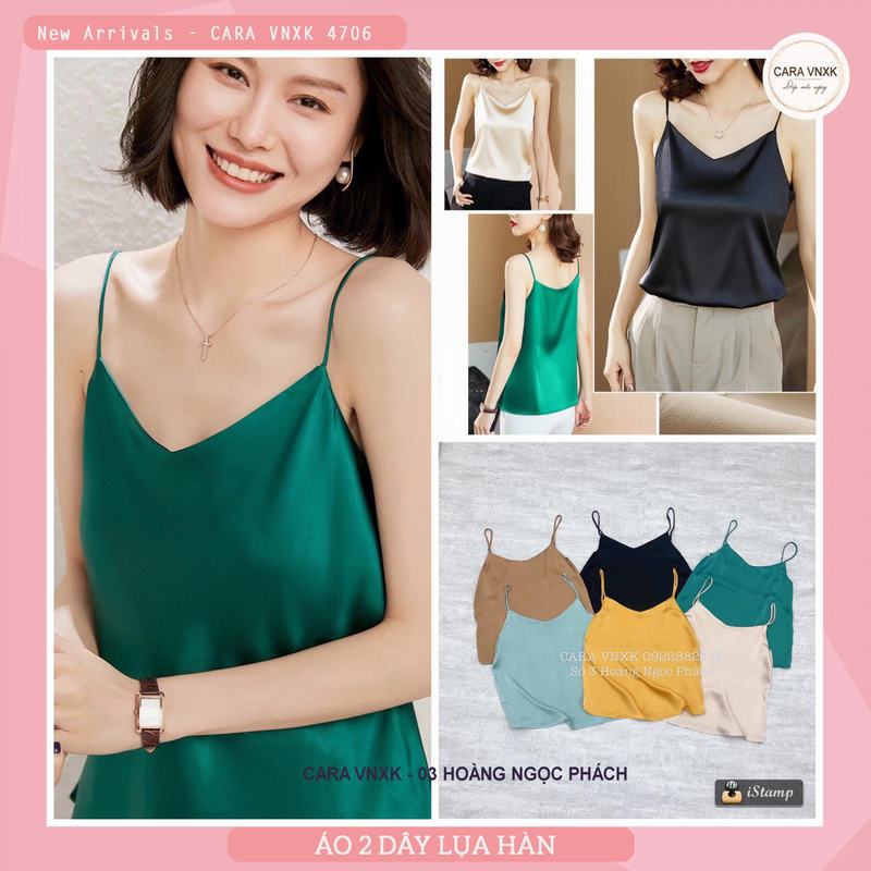 ÁO 2 DÂY LỤA XỊN 4706