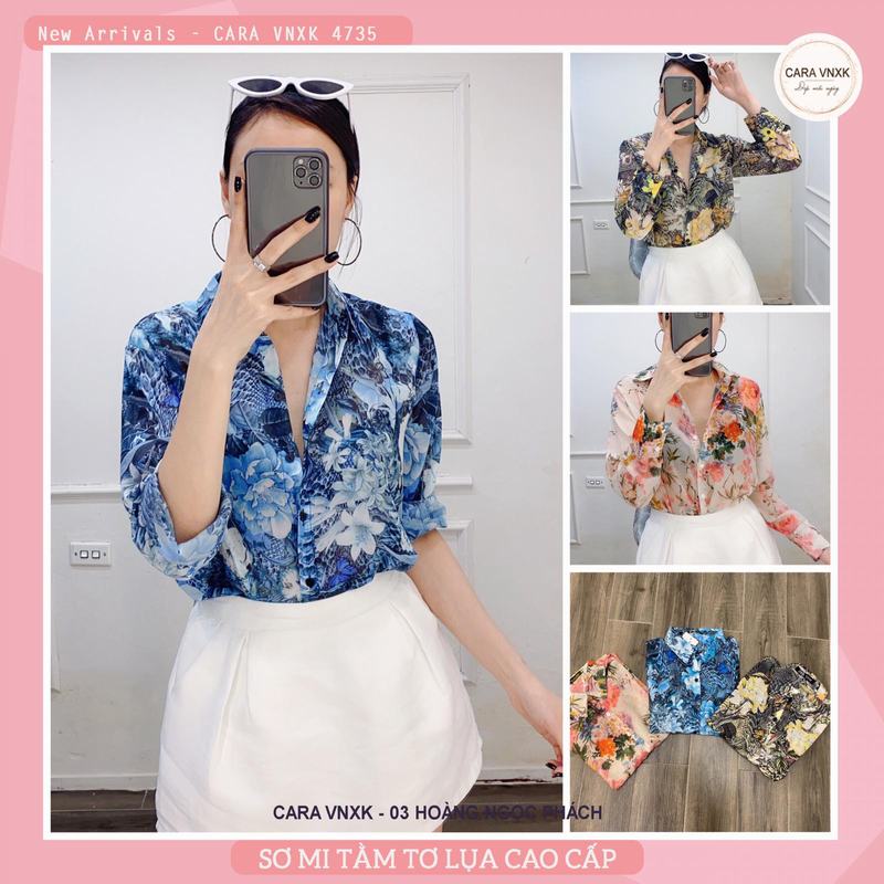 SƠ MI TẰM TƠ LỤA CAO CẤP 4735