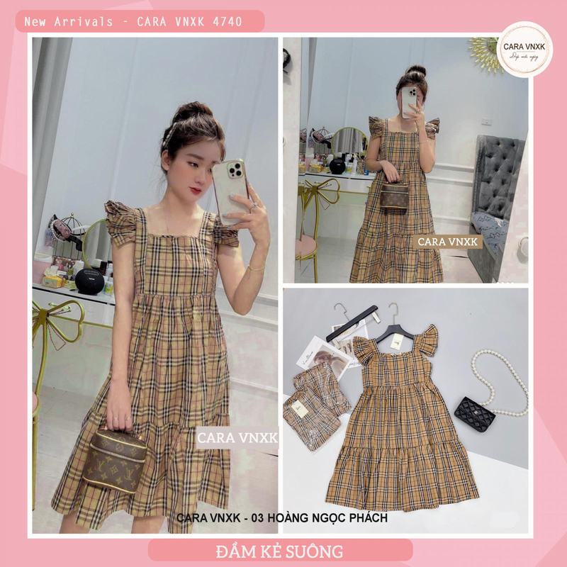 VÁY KẺ XINH YÊU 4740