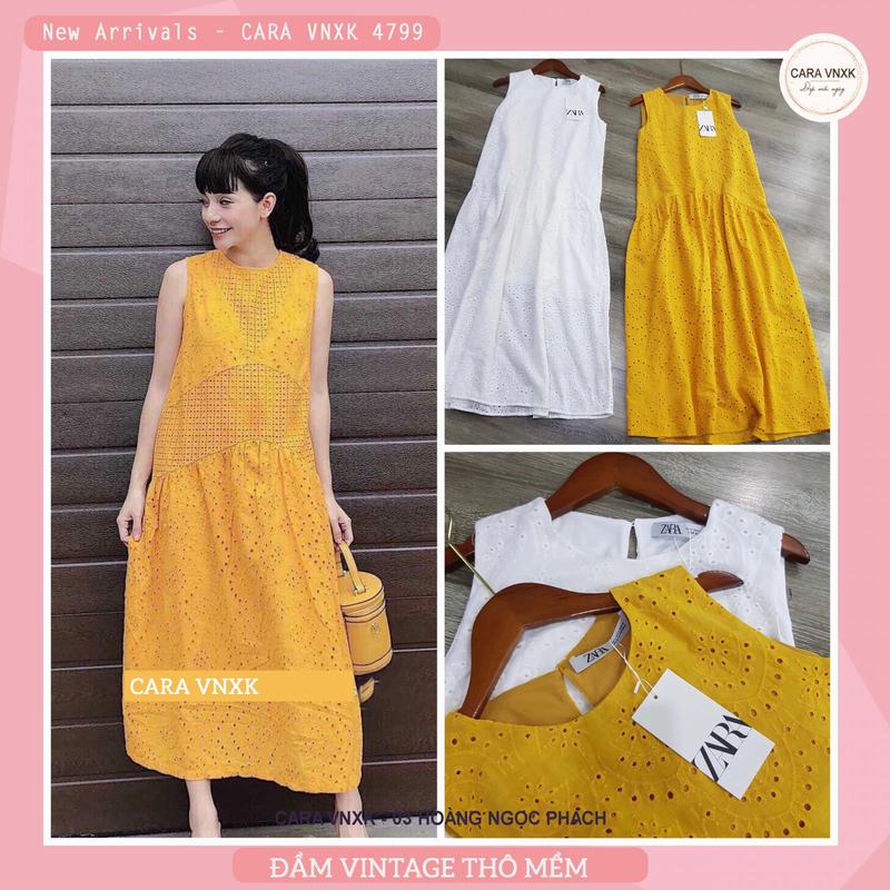 ĐẦM VINTAGE DƯ XỊN 4799