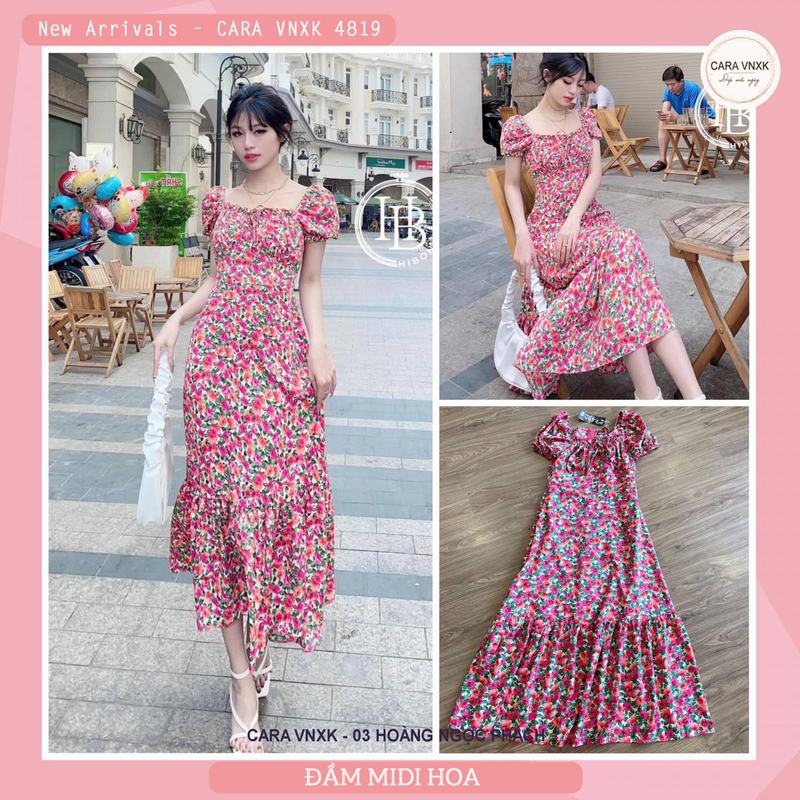 ĐẦM HOA MIDI QUÁ XINH 4819