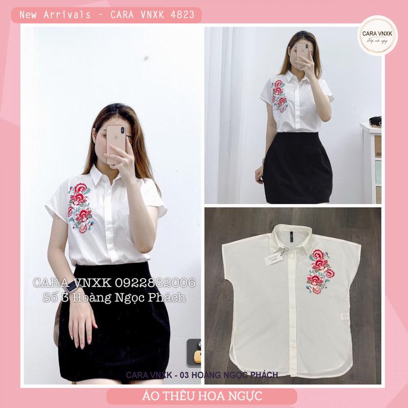 ÁO THÊU HOA NGỰC 4823