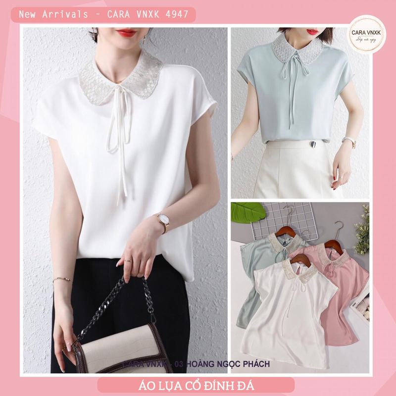 ÁO LỤA HÀN MÁT LỊM XINH YÊU Mã: 4947