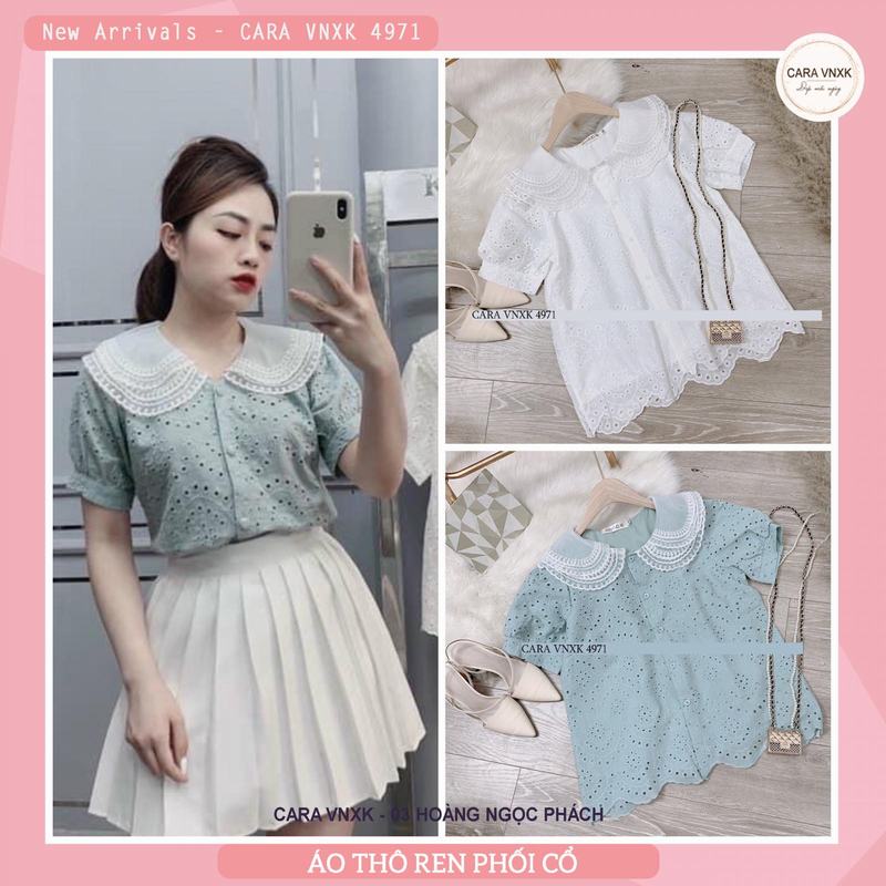 SƠ MI THÔ BOY REN PHỐI CỔ Mã: 4971