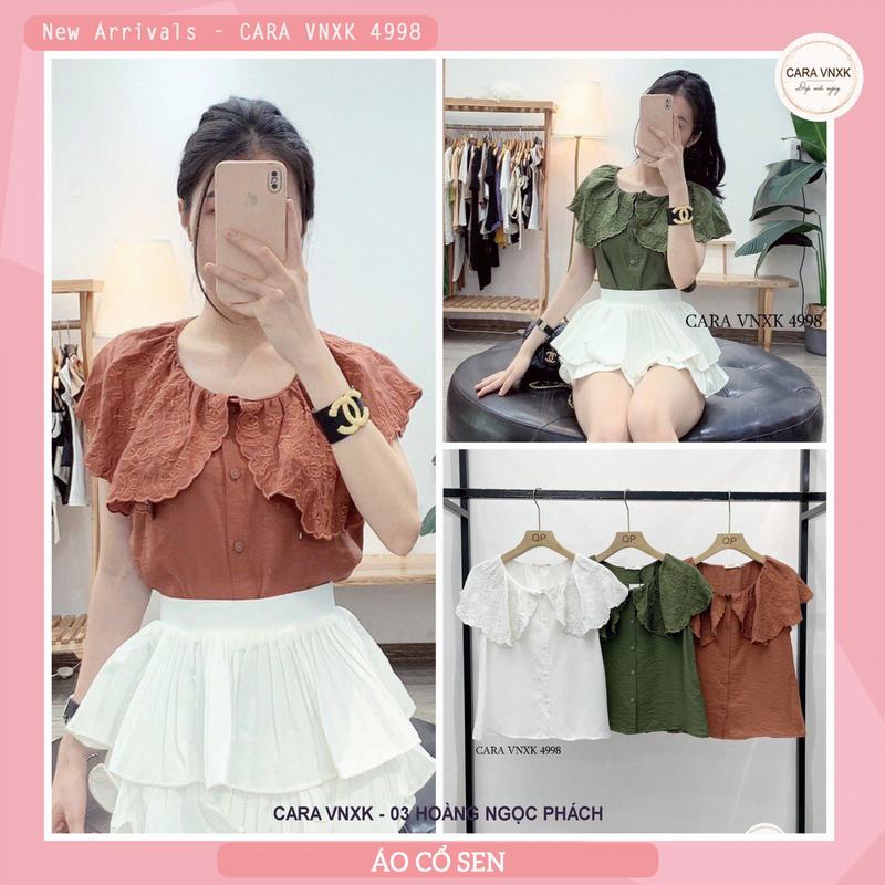 ÁO CỔ SEN XINH YÊU Mã: 4998