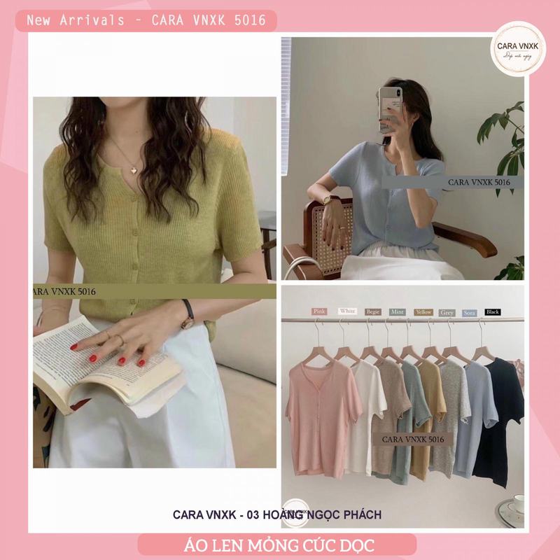 ÁO LEN CÚC DỌC Mã: 5016