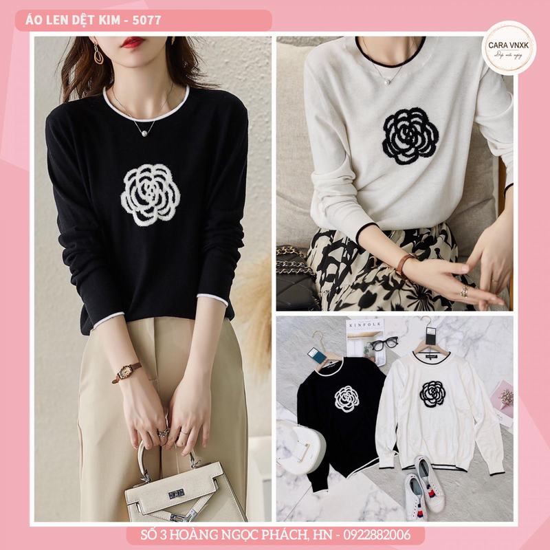ÁO LEN DỆT KIM THANH LỊCH Mã: 5077