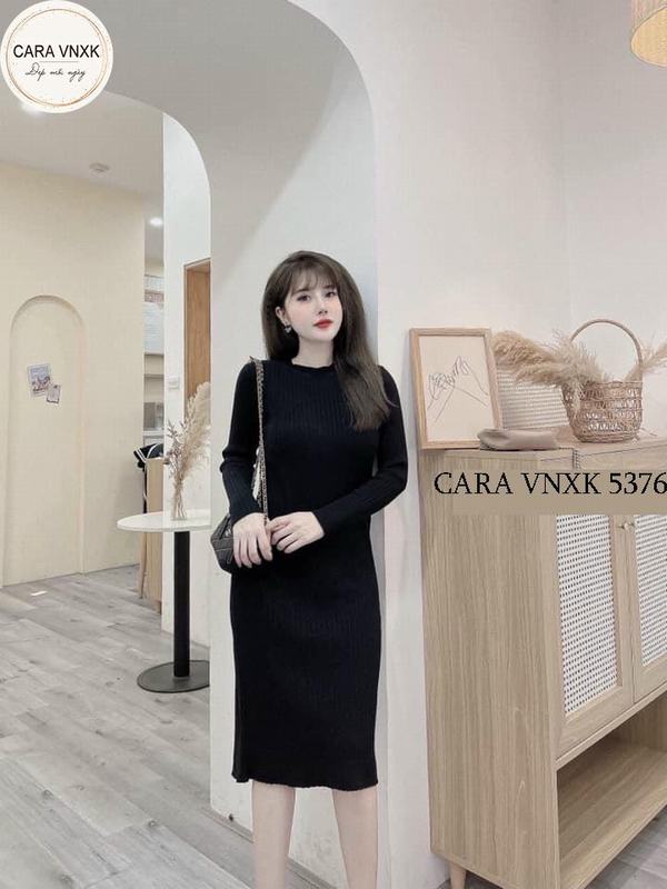Váy len body đuôi cá màu đen ( ảnh shop chụp ) | Shopee Việt Nam