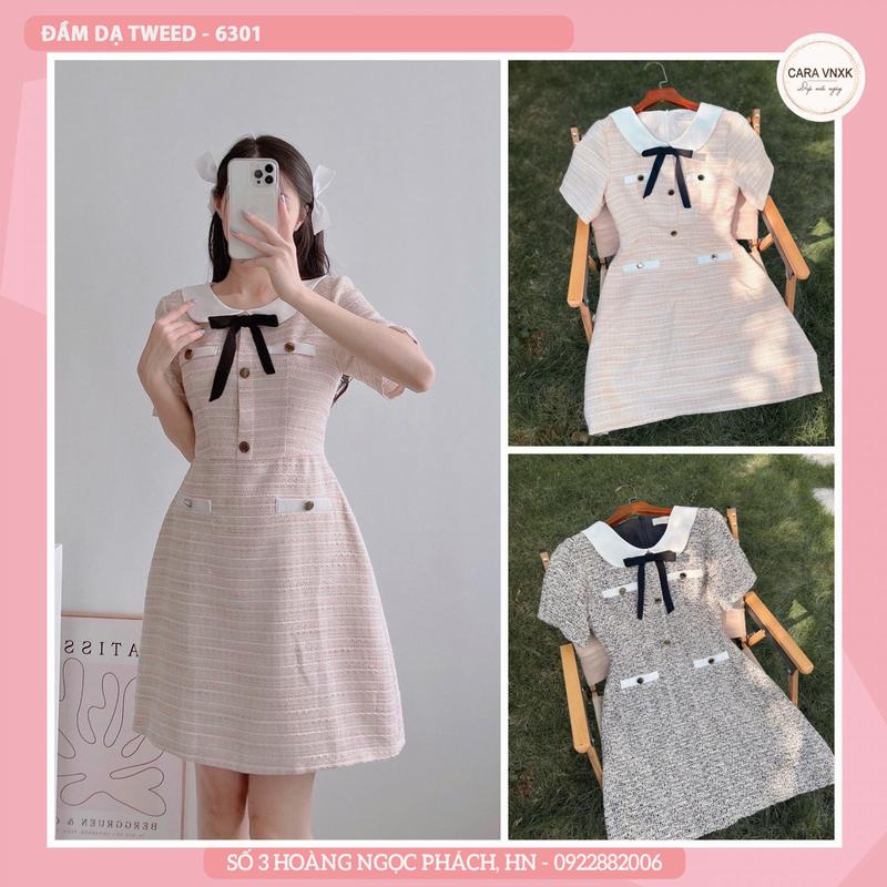ĐẦM DẠ TWEED 6301