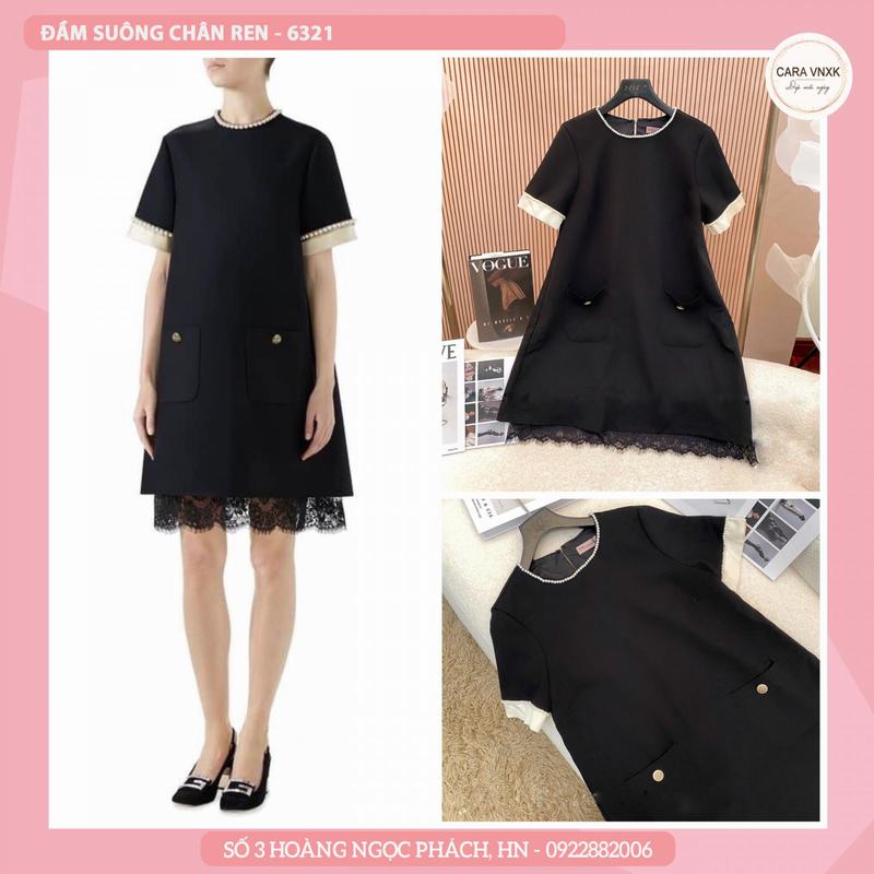 ĐẦM CHÂN REN 6321