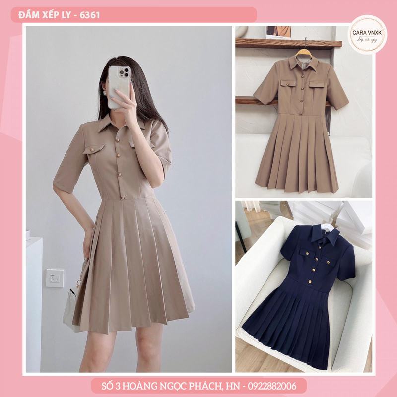 ĐẦM XẾP LY 6361