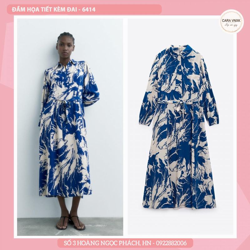 ĐẦM HỌA TIẾT 6414