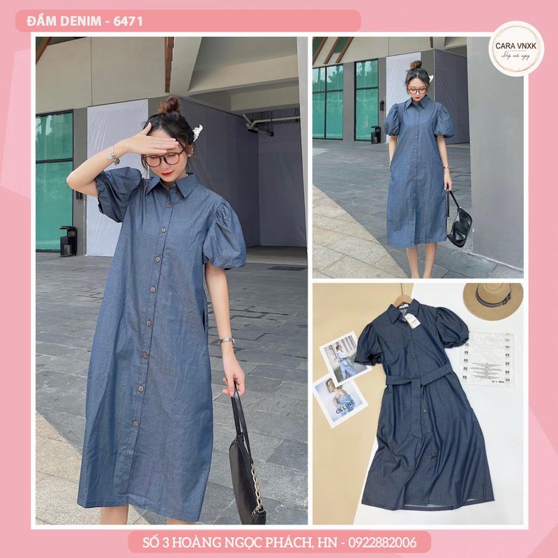 ĐẦM DENIM 6471