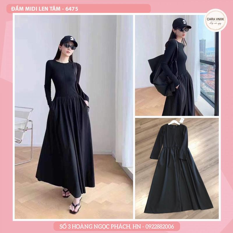 ĐẦM MIDI LEN 6475