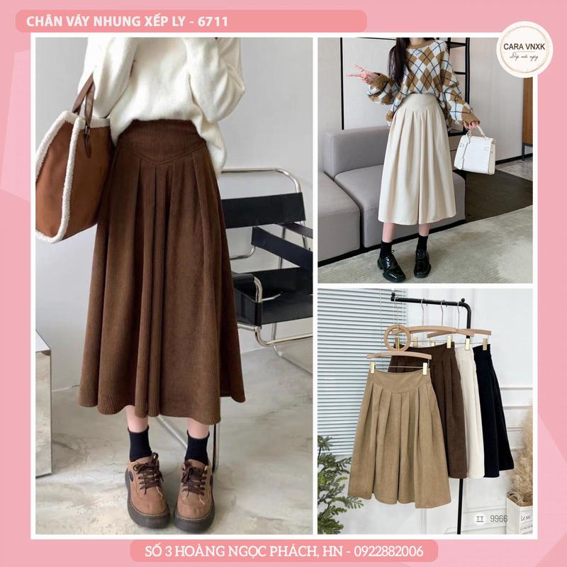 CHÂN VÁY NHUNG 6711