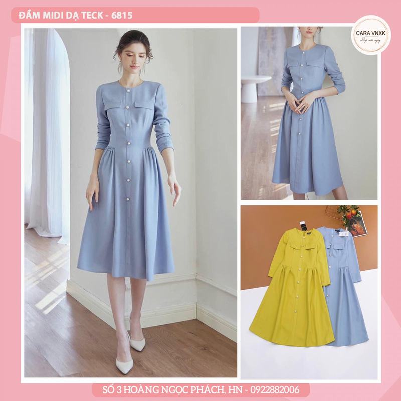 ĐẦM MIDI DẠ 6815