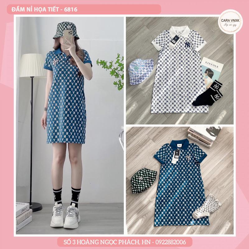 ĐẦM NỈ HỌA TIẾT 6816