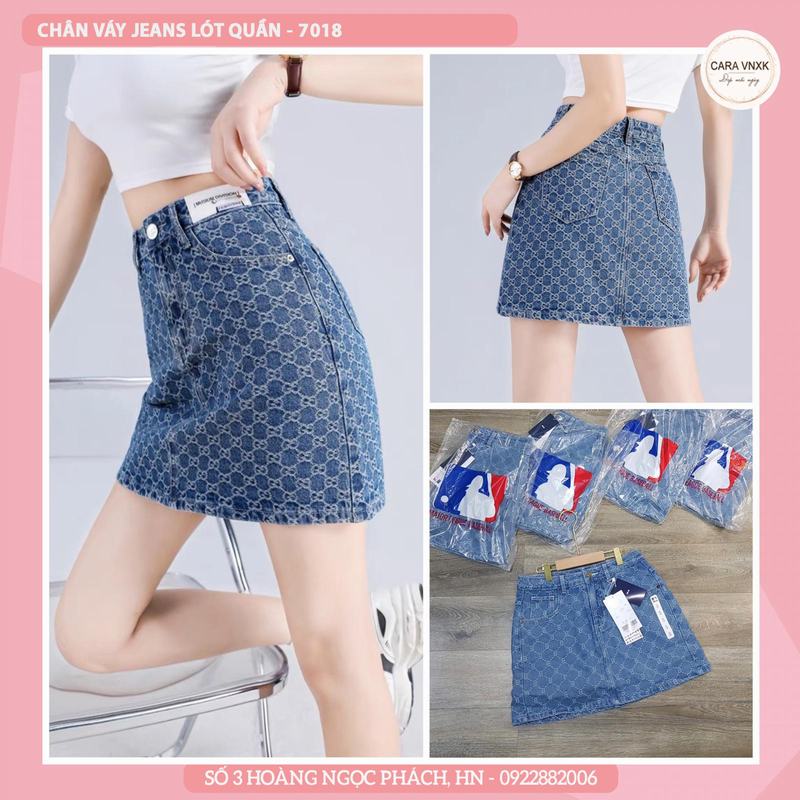 CHÂN VÁY JEANS 7018