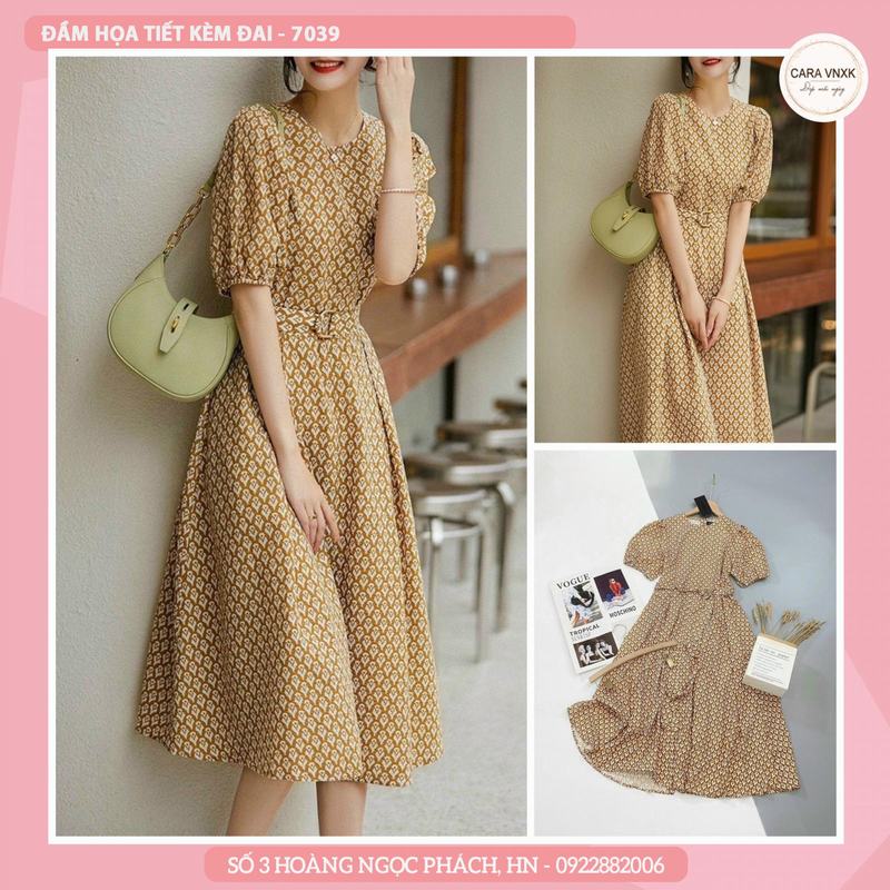 ĐẦM HỌA TIẾT 7039