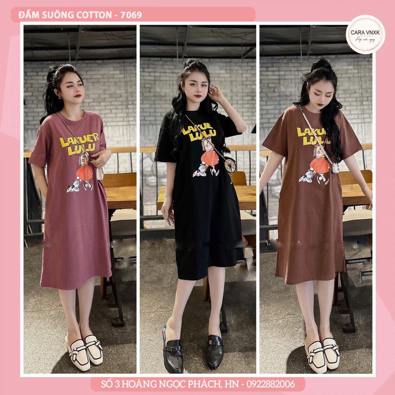 ĐẦM SUÔNG COTTON 7069