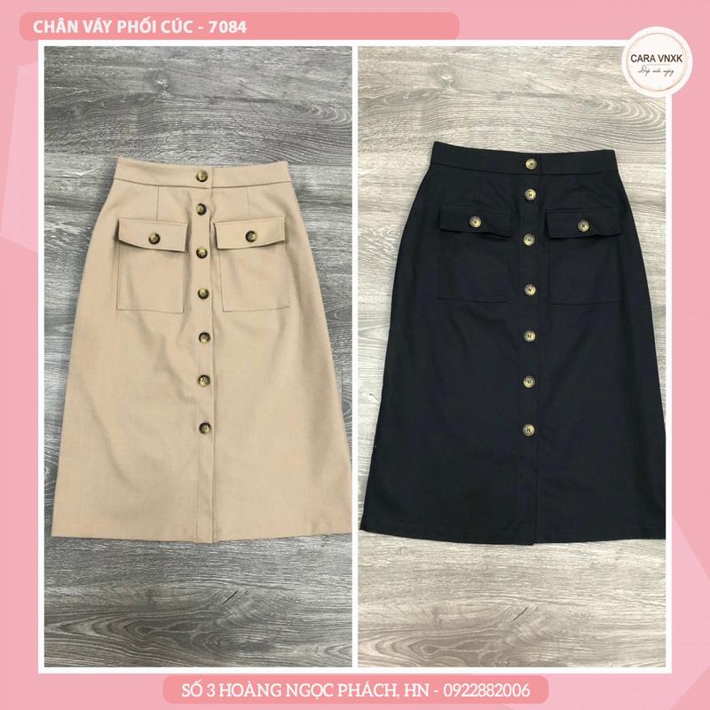 CHÂN VÁY PHỐI CÚC 7084