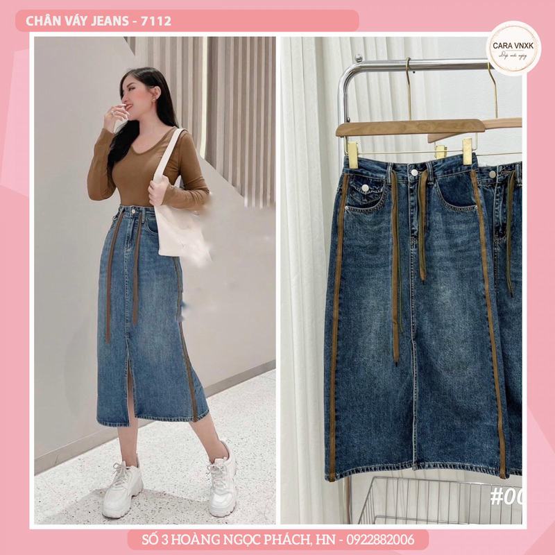 CHÂN VÁY JEANS 7112