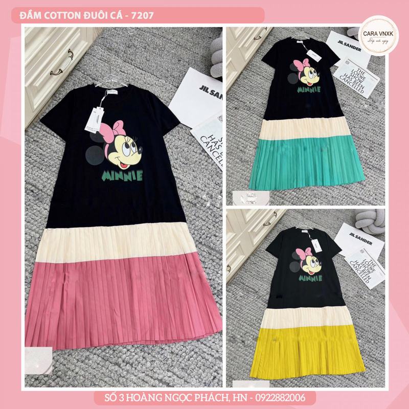 ĐẦM COTTON ĐUÔI CÁ 7207