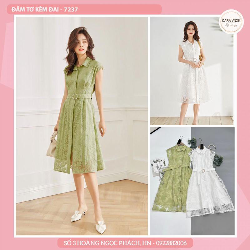 ĐẦM TƠ KÈM ĐAI 7237