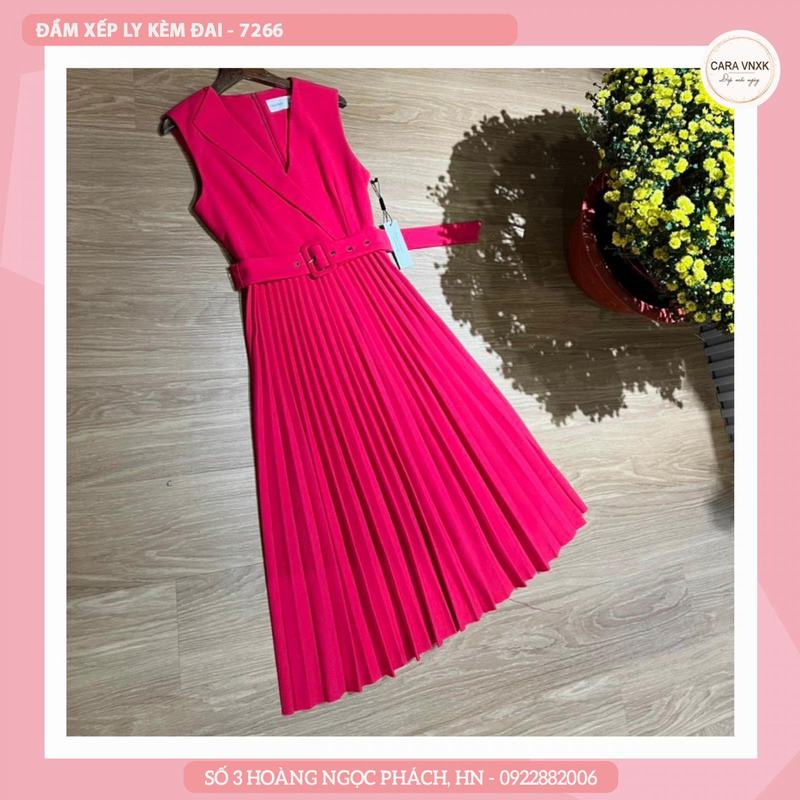 ĐẦM XẾP LY 7266