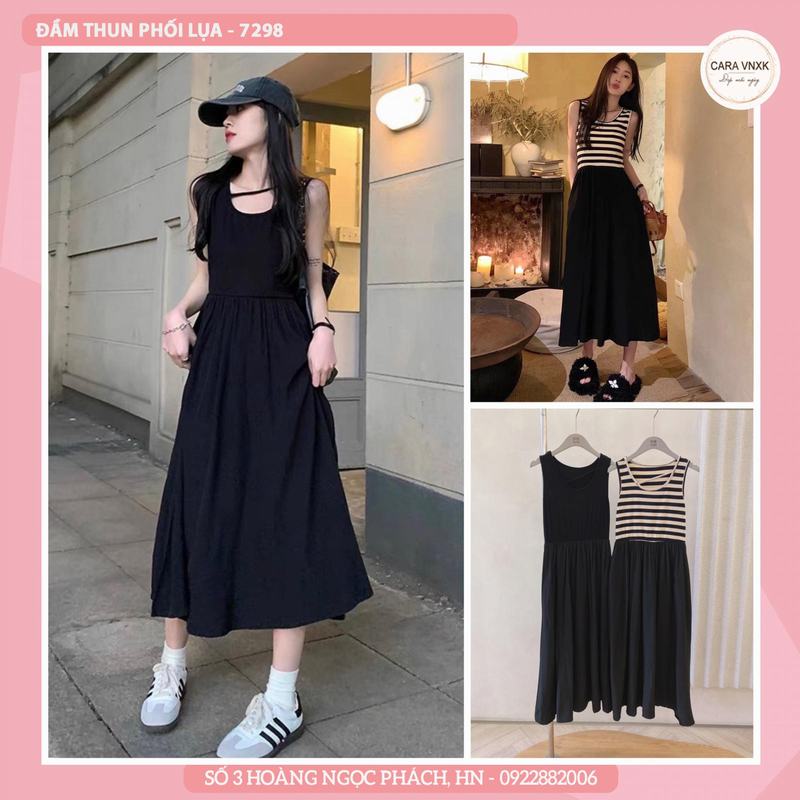 ĐẦM THUN PHỐI LỤA 7298