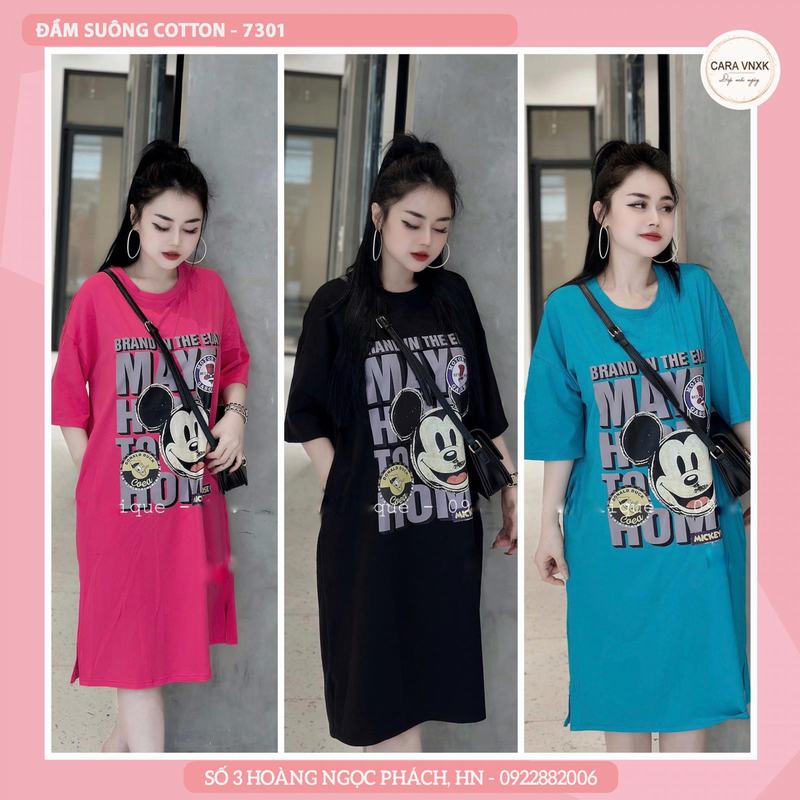 ĐẦM SUÔNG COTTON 7301