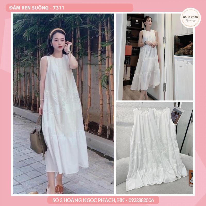 ĐẦM REN SUÔNG 7311