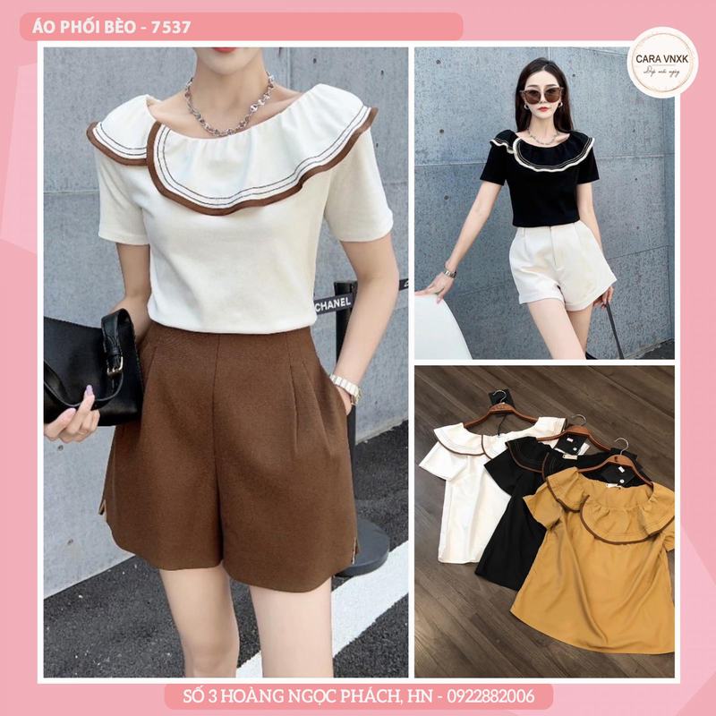 ÁO PHỐI BÈO 7537