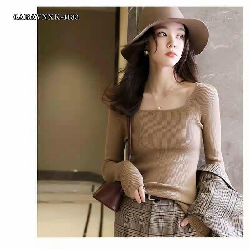 Áo Len Cổ Vuông - 4183