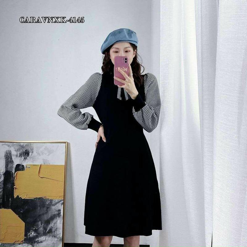 Đầm Len Phối Tay - 4145